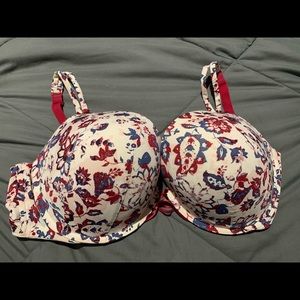Flower Print Cacique bra